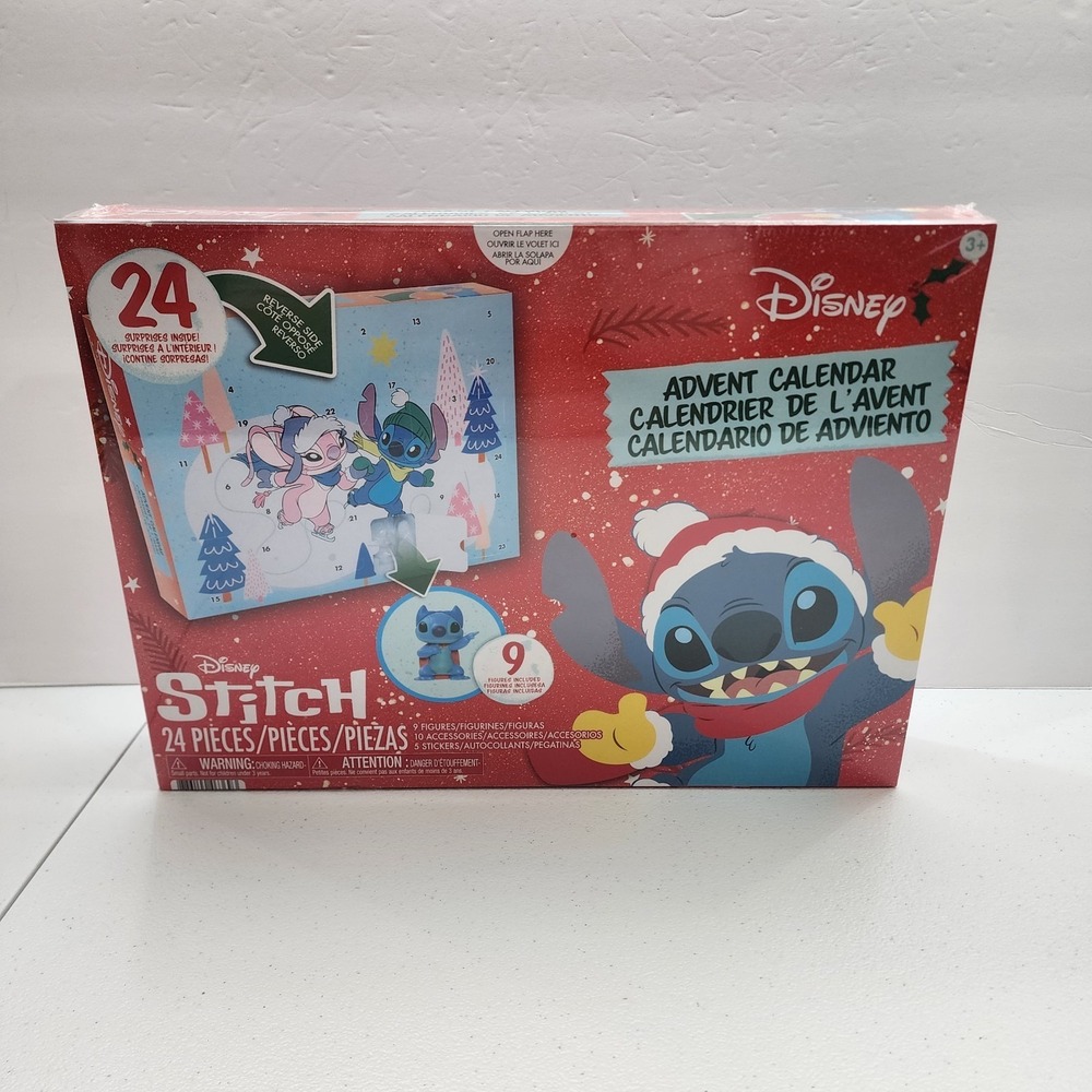 Disney Stitch ~ 2025 Advent Calendar ~ 24 Surprises Inside ~ Brand New! Sealed